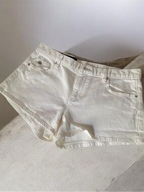 Armani Exchange Cream White Denim Jean Shorts like NEW